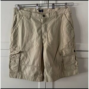 Levis Mens Tan Khaki Cargo Shorts Multi Pocket Utility W42 36610-8091